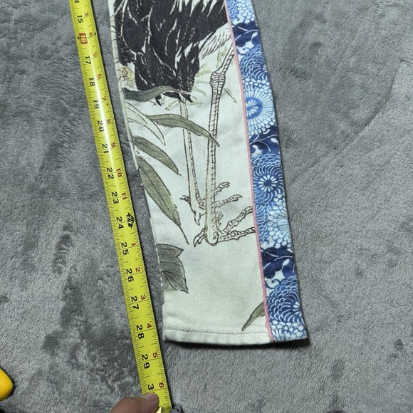 Mother Denim Colorblock Looker‎ in The Scent of Sake Size 26 RARE - Picture 13 of 14